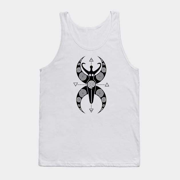 Spiral Goddess | Pagan Symbol Tank Top by CelestialStudio